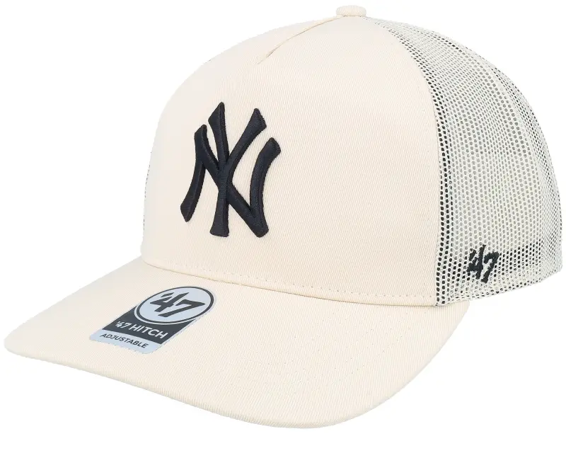47 Brand New York Yankees Mesh Hitch Natural A-Frame Trucker online