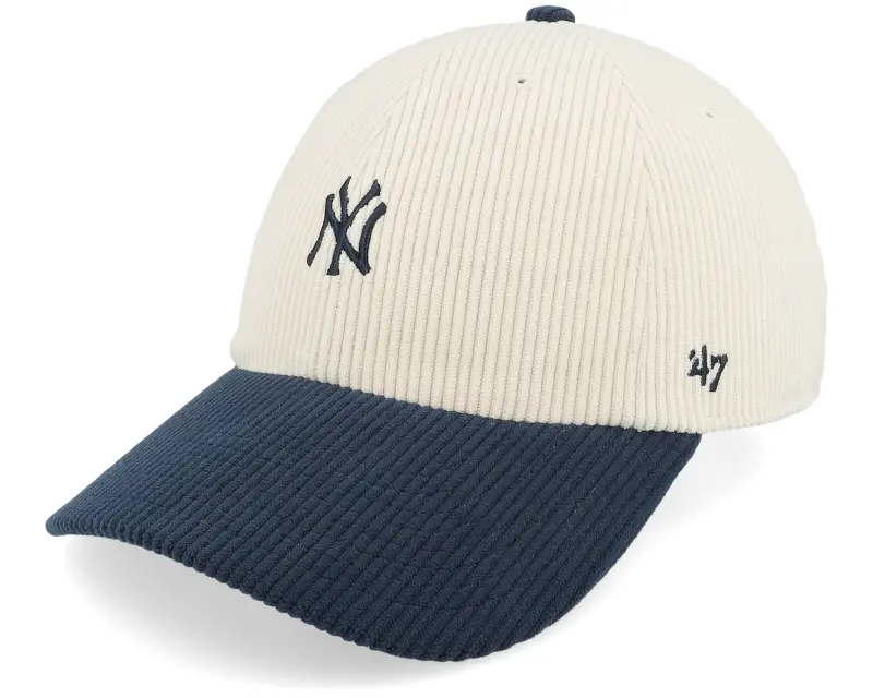 47 Brand New York Yankees MLB Base Runner Tt 47 Clean Up Natural/Navy Dad Cap online
