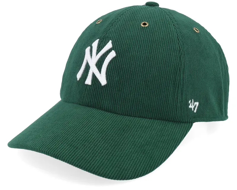 47 Brand New York Yankees MLB Corduroy 47 Clean Up Dark Green Dad Cap online