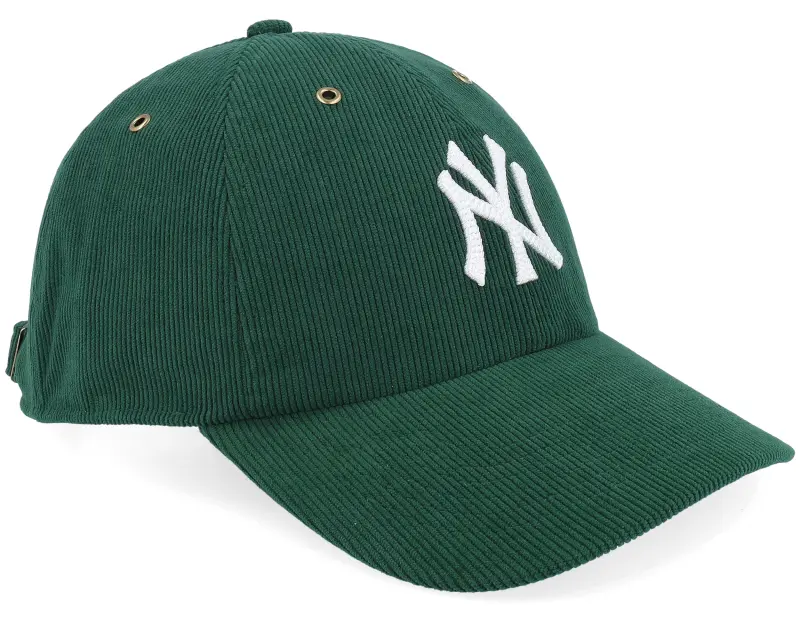 47 Brand New York Yankees MLB Corduroy 47 Clean Up Dark Green Dad Cap online