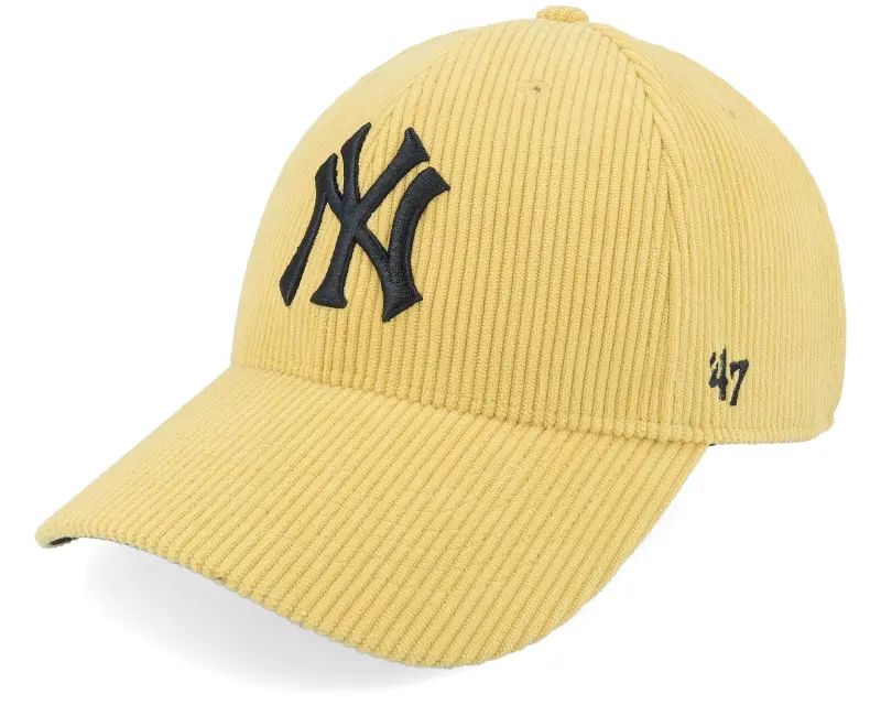 47 Brand New York Yankees MLB Corduroy 47 Mvp Cap Maize Adjustable online