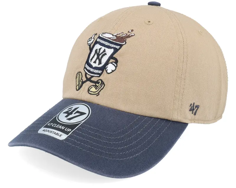 47 Brand New York Yankees MLB Icon 47 Clean Up Khaki/Navy Dad Cap online