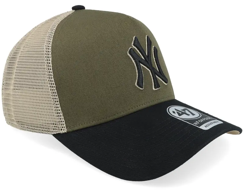 47 Brand New York Yankees MLB Mesh 47 Offside Dt Sedalwood/Black A-frame Trucker online