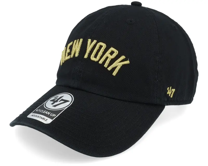 47 Brand New York Yankees MLB Metallic 47 Clean Up Black/Gold Dad Cap online