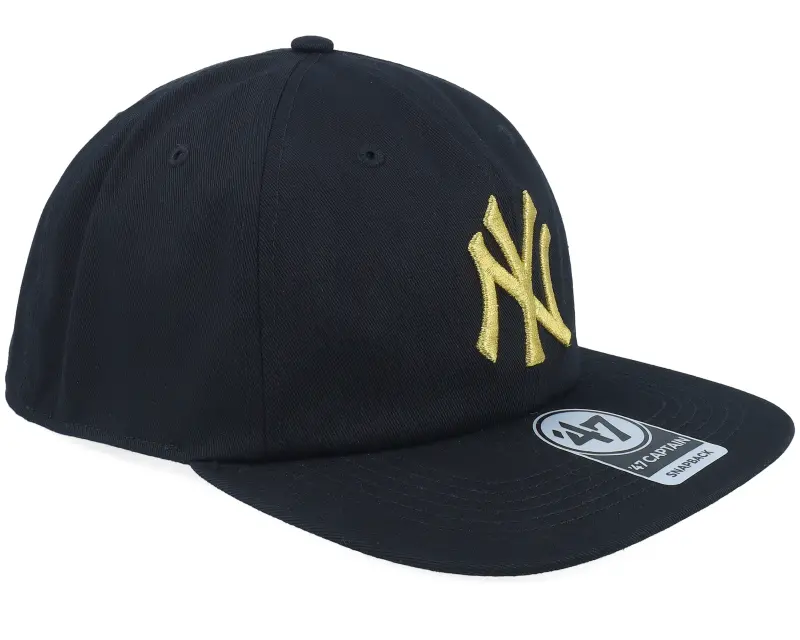 47 Brand New York Yankees MLB Metallic 47 Tain Rl Cp Black Snapback online