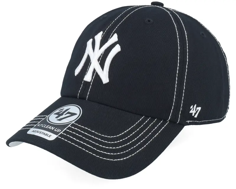 47 Brand New York Yankees MLB Stitch 47 Clean Up Black Dad Cap online