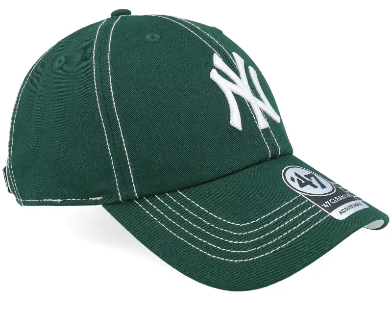 47 Brand New York Yankees MLB Stitch 47 Clean Up Dark Green Dad Cap online