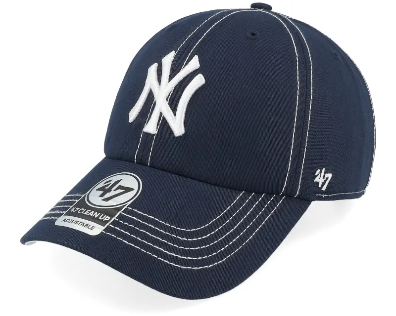 47 Brand New York Yankees MLB Stitch 47 Clean Up Navy Dad Cap online
