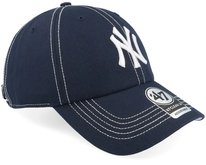 47 Brand New York Yankees MLB Stitch 47 Clean Up Navy Dad Cap online