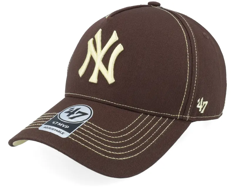 47 Brand New York Yankees MLB Stitch 47 Mvp Dt Brown A-frame Adjustable online