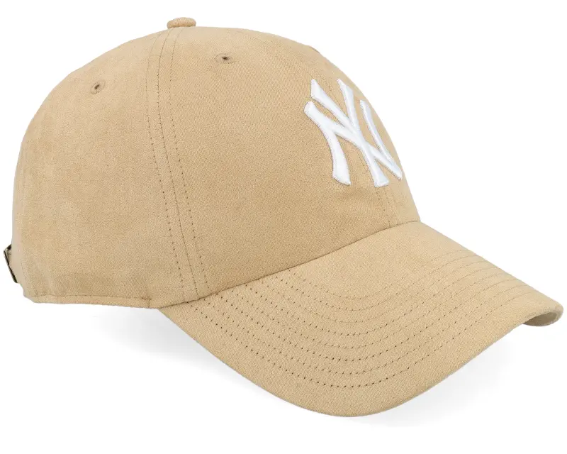 47 Brand New York Yankees MLB Suede 47 Clean Up Khaki Dad Cap online