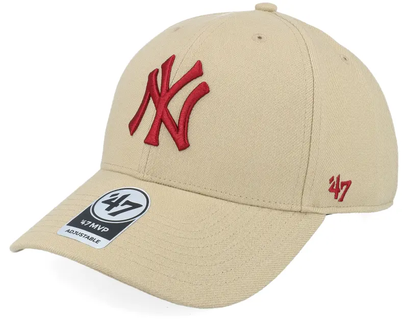 47 Brand New York Yankees Mvp Khaki/Maroon Adjustable online