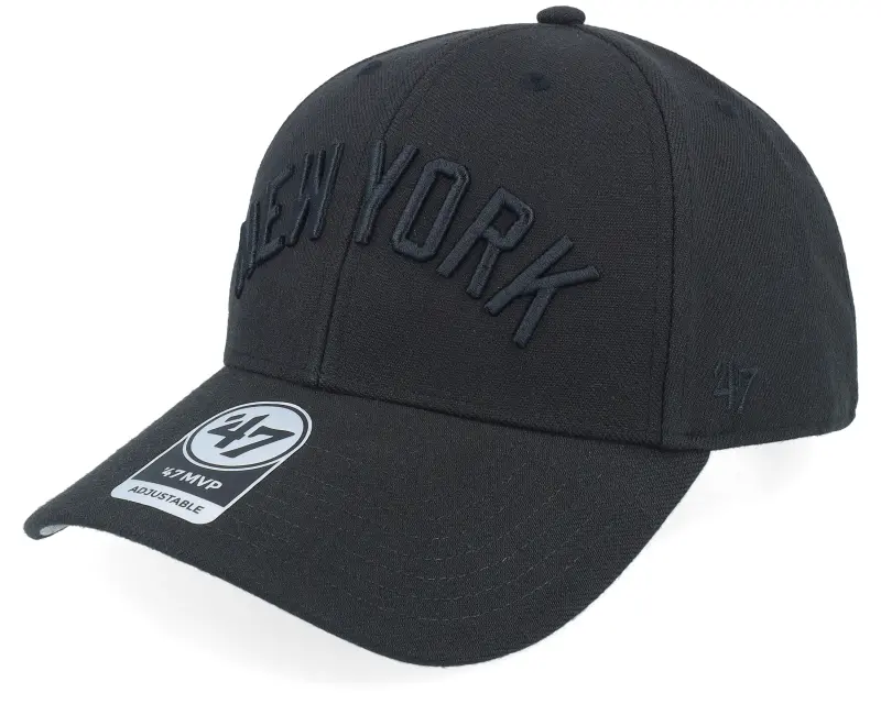 47 Brand New York Yankees Snap Script Mvp Black Adjustable online