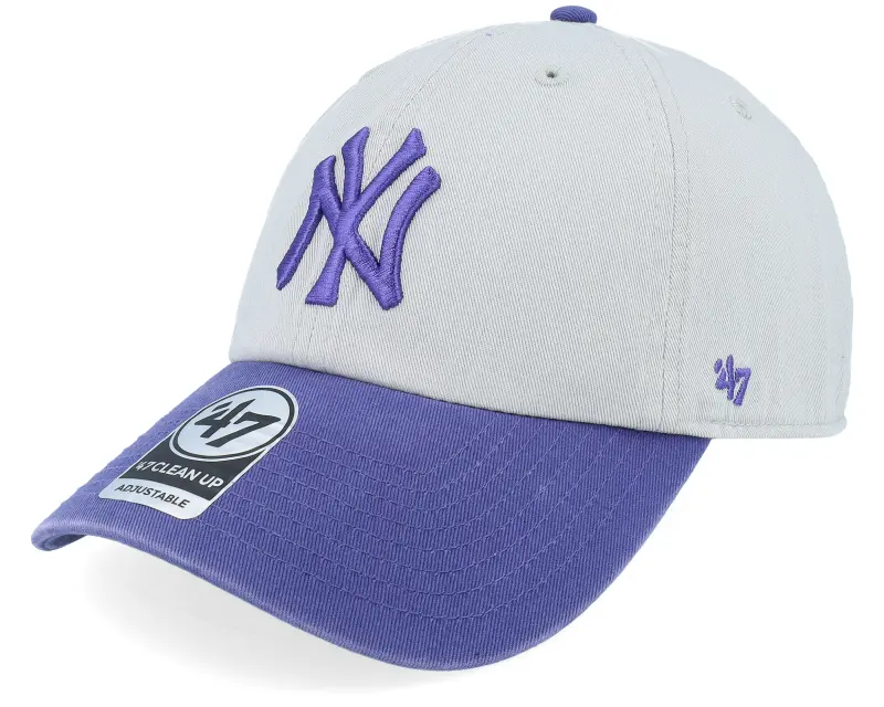 47 Brand New York Yankees Two Tone Clean Up Grey/Blue Dad Cap online