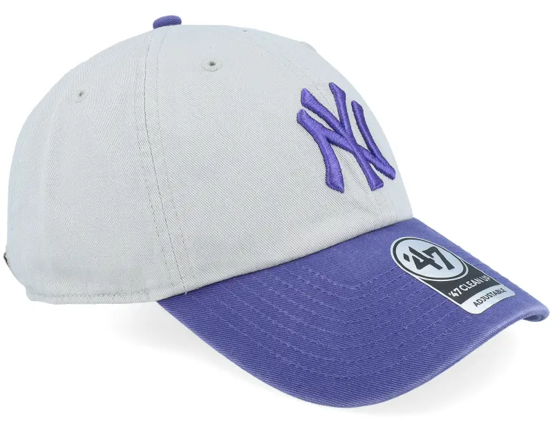 47 Brand New York Yankees Two Tone Clean Up Grey/Blue Dad Cap online