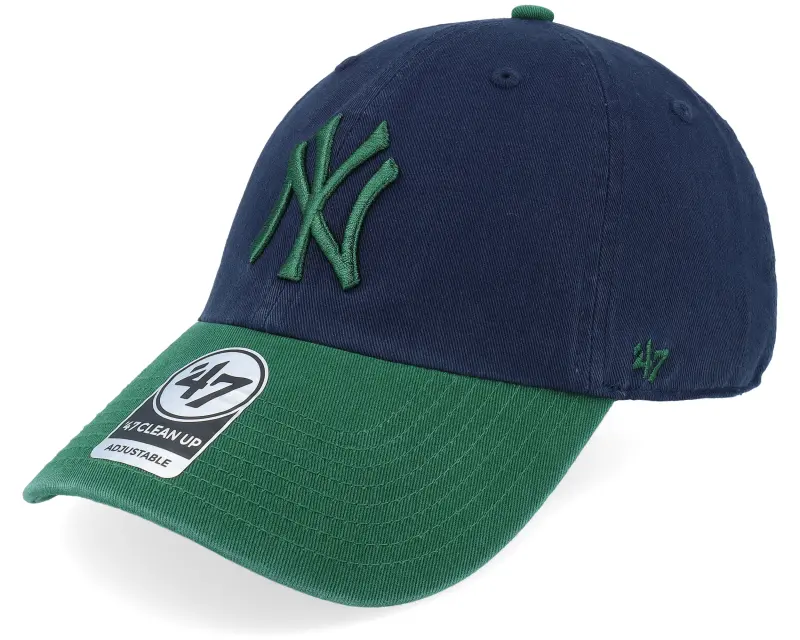 47 Brand New York Yankees Two Tone Clean Up Navy/Green Dad Cap online