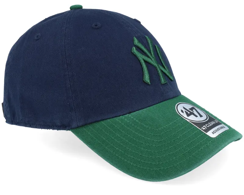 47 Brand New York Yankees Two Tone Clean Up Navy/Green Dad Cap online