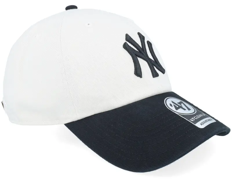 47 Brand New York Yankees Two Tone Clean Up Sandstone/Black Dad Cap online