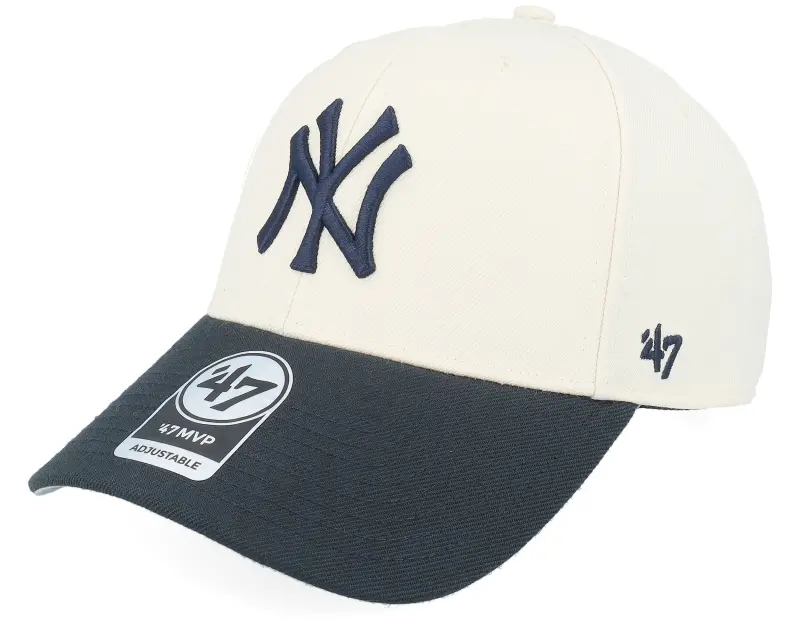 47 Brand New York Yankees Two Tone Mvp Natural/Black Adjustable online