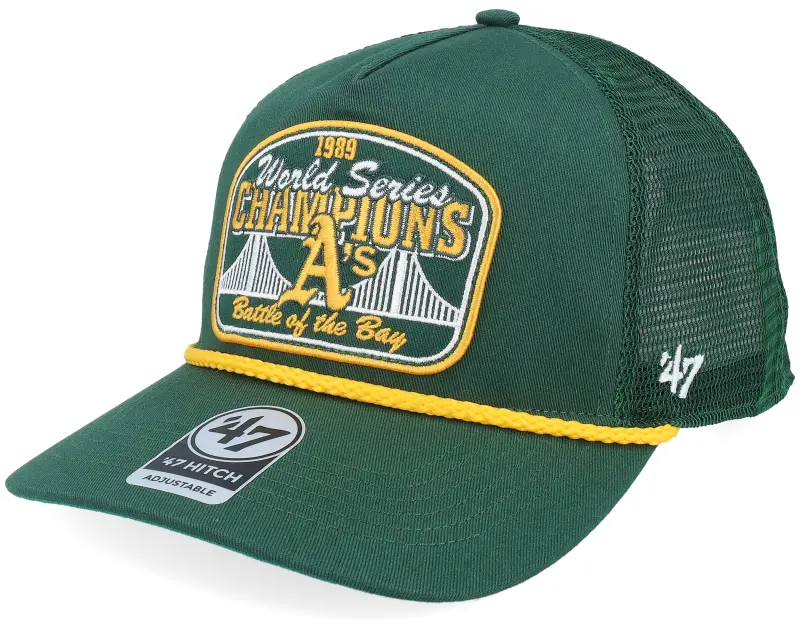47 Brand Oakland Athletics Champ Patch Hitch Green A-Frame Trucker online