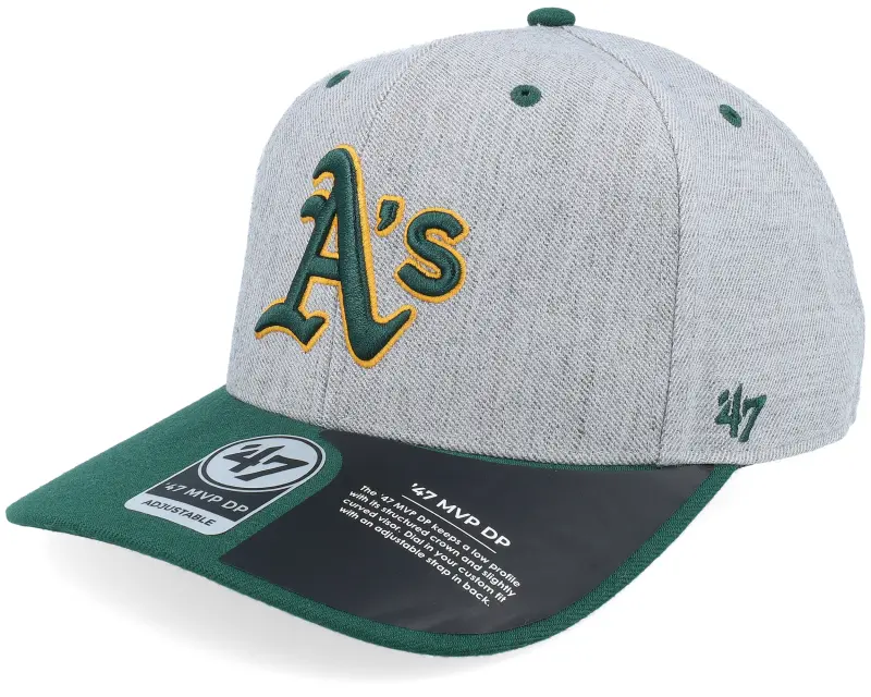 47 Brand Oakland Athletics Storm Cloud Tt Mvp Dp Charcoal/Green Adjustable online