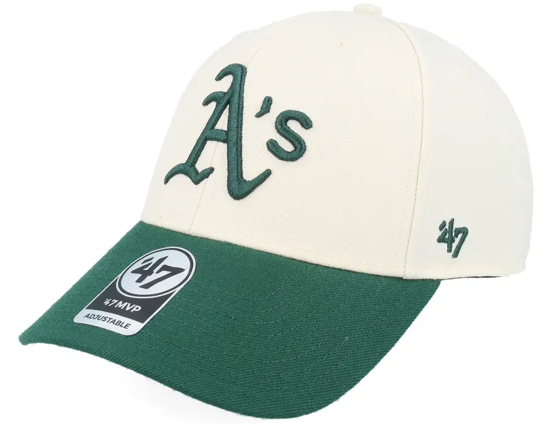 47 Brand Oakland Athletics Two Tone Mvp Natural/Green Adjustable online