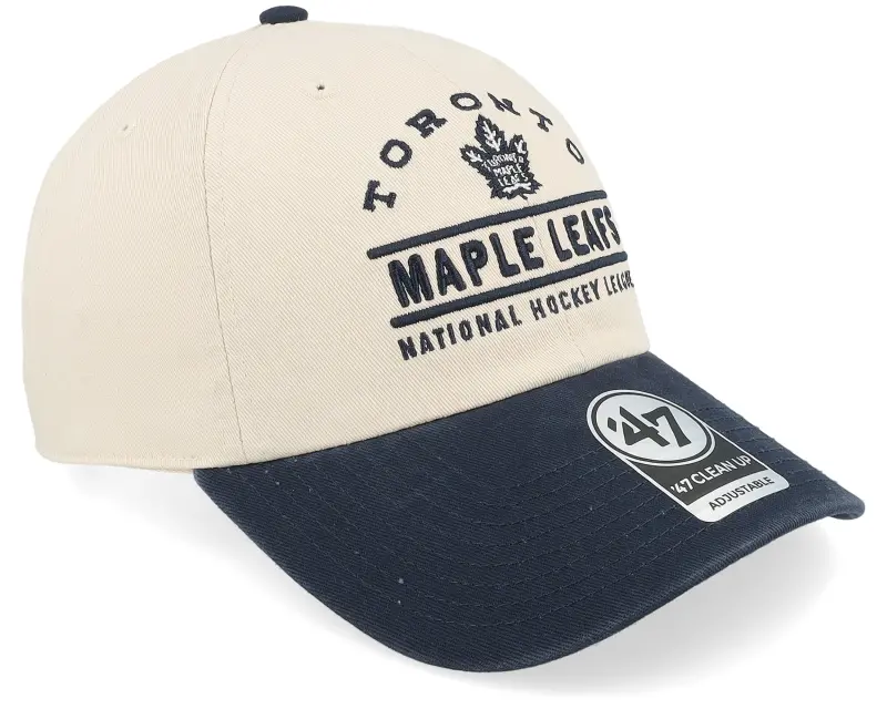 47 Brand Toronto Maple Leafs NHL 47 Clean Up Natural/Navy Dad Cap online