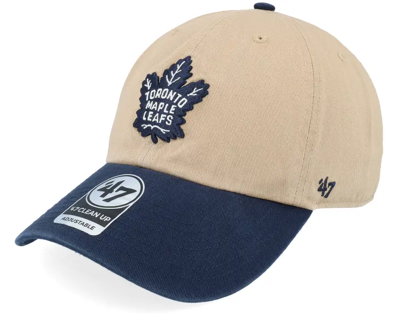 47 Brand Toronto Maple Leafs NHL Tone 47 Clean Up Khaki/Navy Dad Cap online