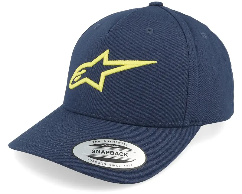 Alpinestars Ageless Hat Navy/Hi Vis Yellow Adjustable online