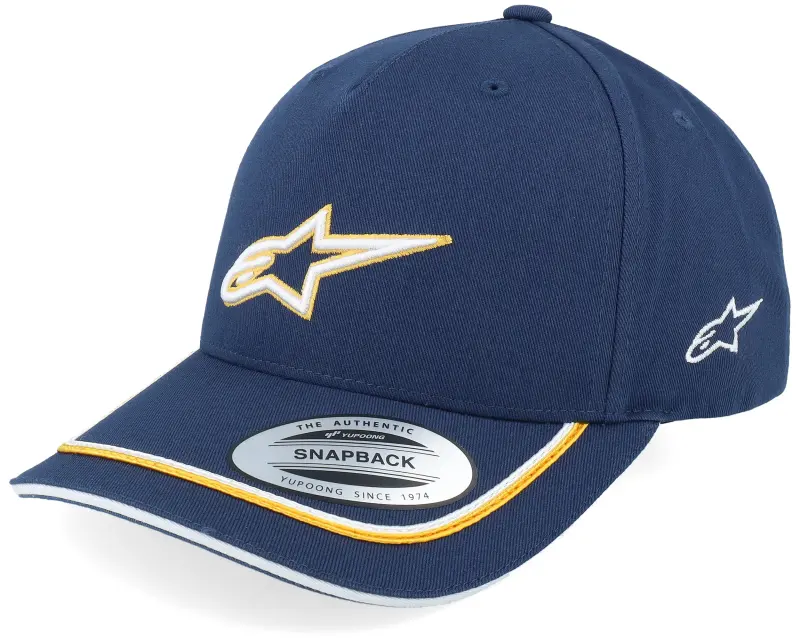 Alpinestars Ascension Hat Navy/Gold A-Frame Adjustable online