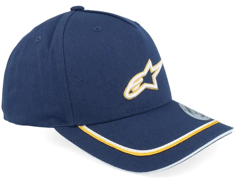 Alpinestars Ascension Hat Navy/Gold A-Frame Adjustable online