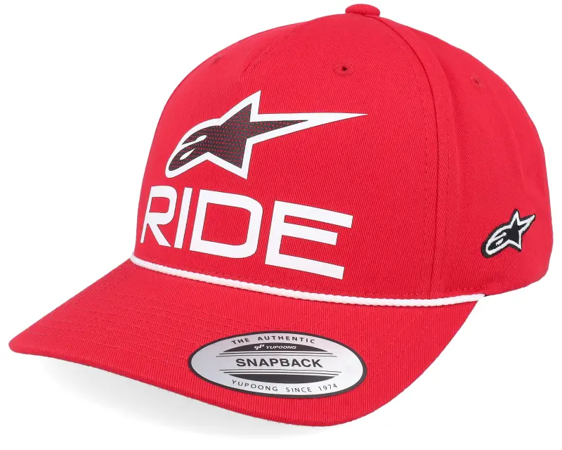 Alpinestars Ride Comp Rope Hat Red/White/Black Adjustable online