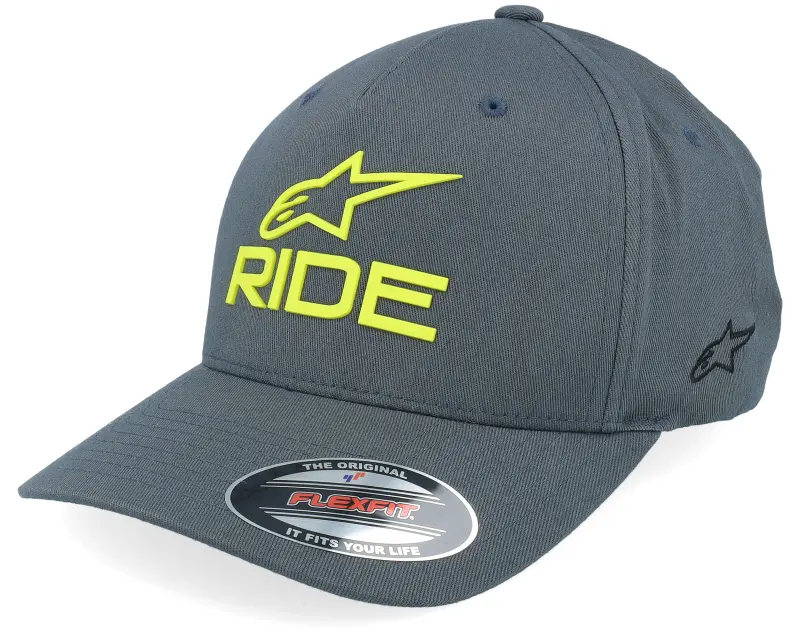 Alpinestars Ride Sonic Hat Charcoal/Hi Vis Yellow Flexfit online