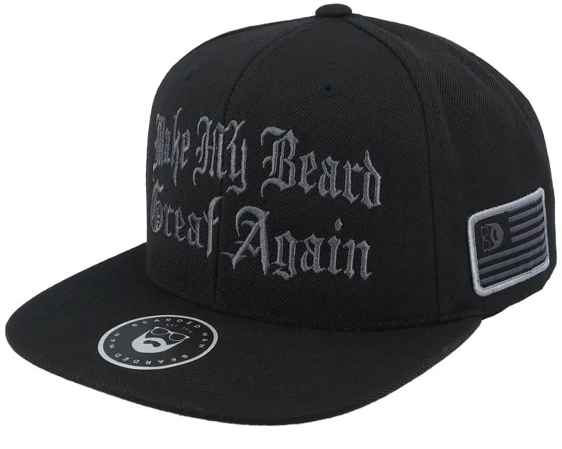 Bearded Man Make My Beard Great Again Black Snapback online