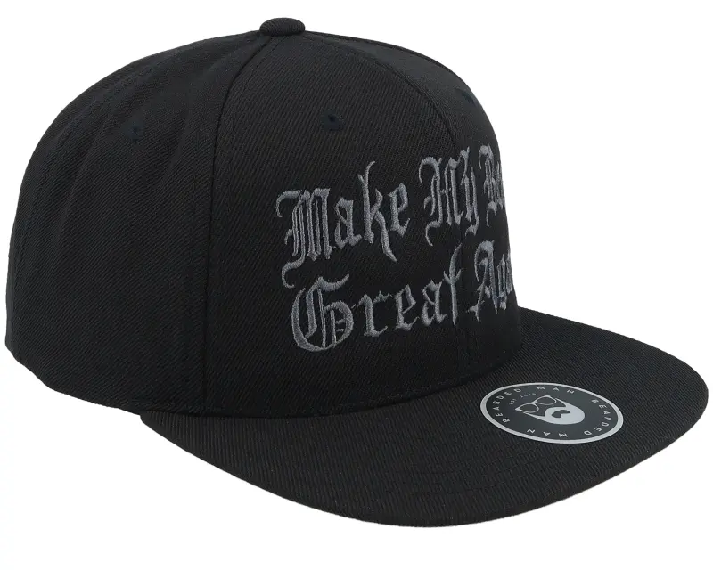 Bearded Man Make My Beard Great Again Black Snapback online