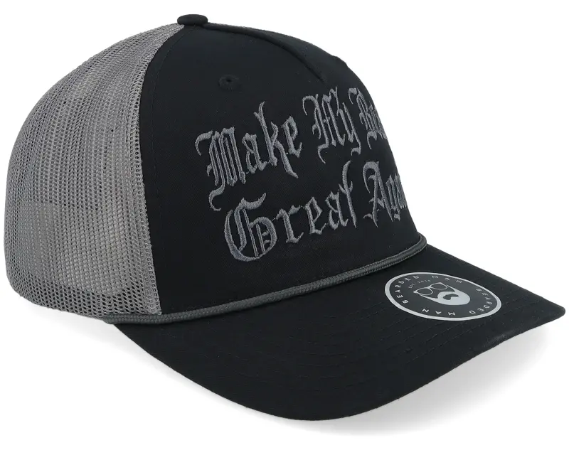 Bearded Man Make My Beard Great Again Charcoal Rope Trucker online