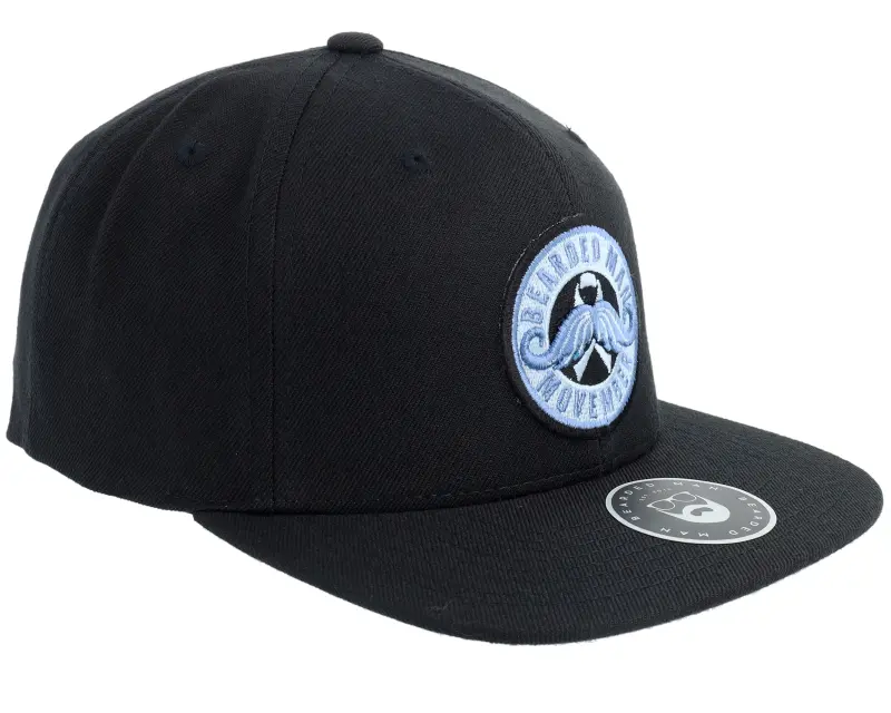 Bearded Man Movember 2025 Black/Black Snapback online