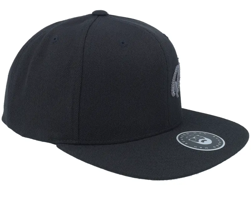Bearded Man Side Arch 3d Logo Black Snapback online