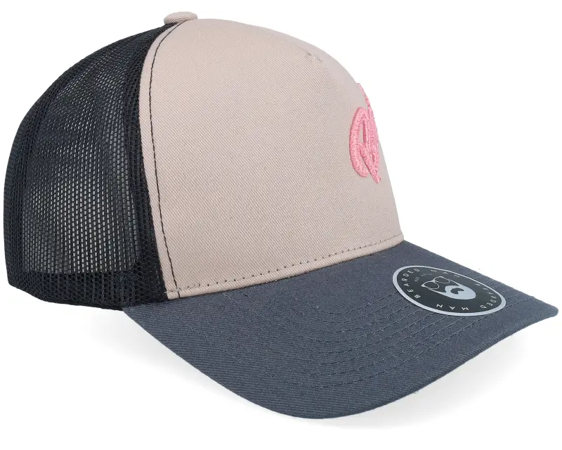Bearded Man Side Arch 3d Logo Grey/Black/Charcoal A-frame A-Frame Trucker online