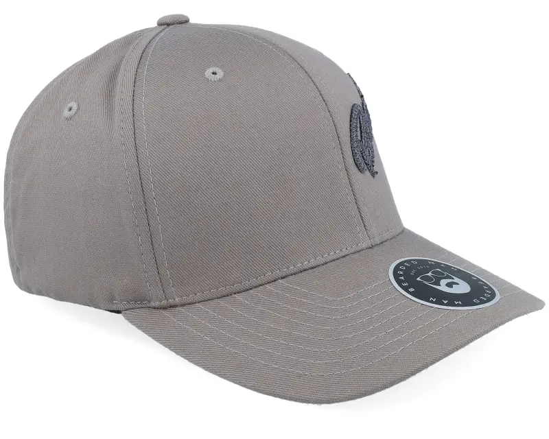 Bearded Man Side Arch 3d Logo Grey Wooly Combed Flexfit online