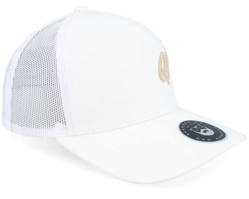 Bearded Man Side Arch 3d Logo White A-frame Trucker online