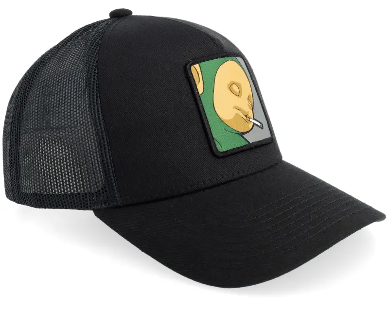 BOOM Little Green Smoke Guy Black A-frame Trucker online
