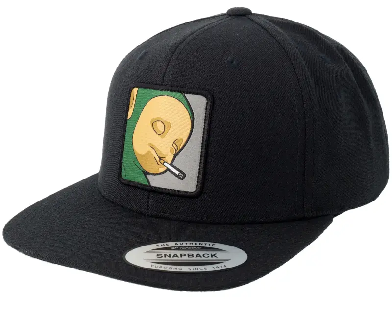 BOOM Little Green Smoke Guy Black Snapback online