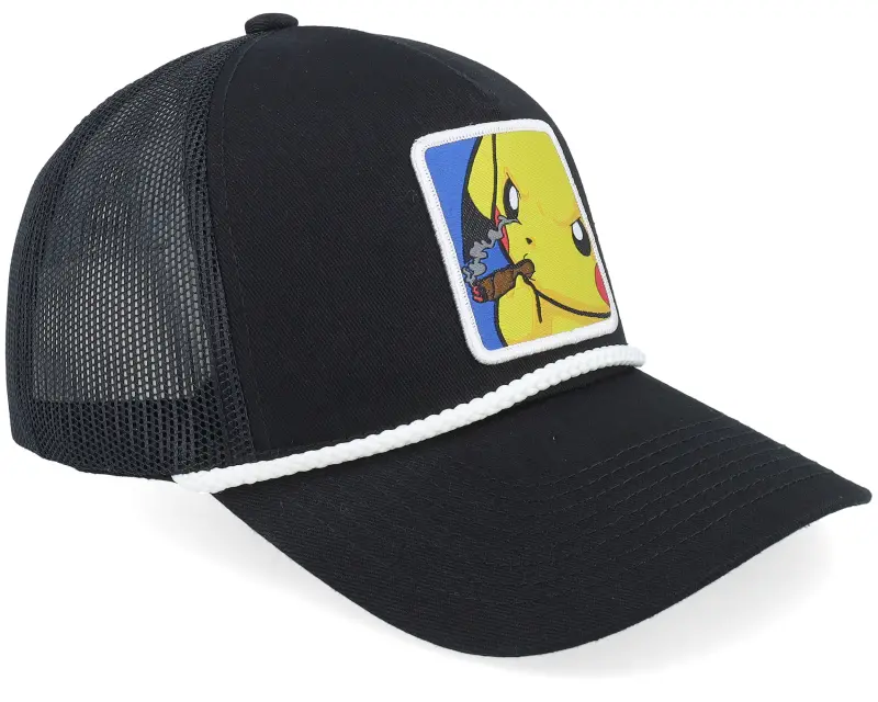 BOOM Poke Smoke Patch Black A-frame Trucker online