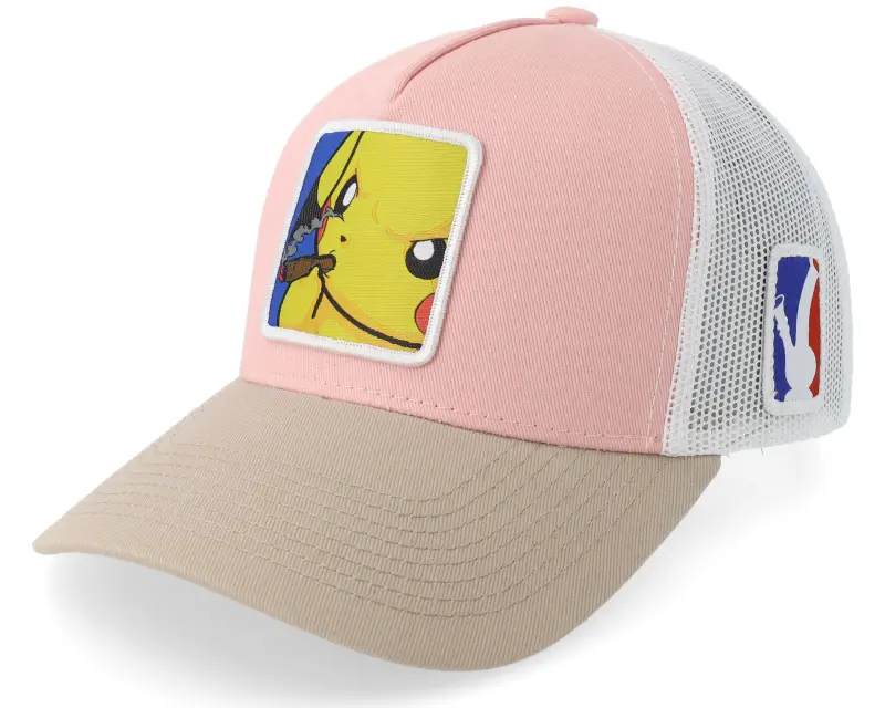 BOOM Poke Smoke Patch Light Pink/White/Light Grey A-Frame Trucker online