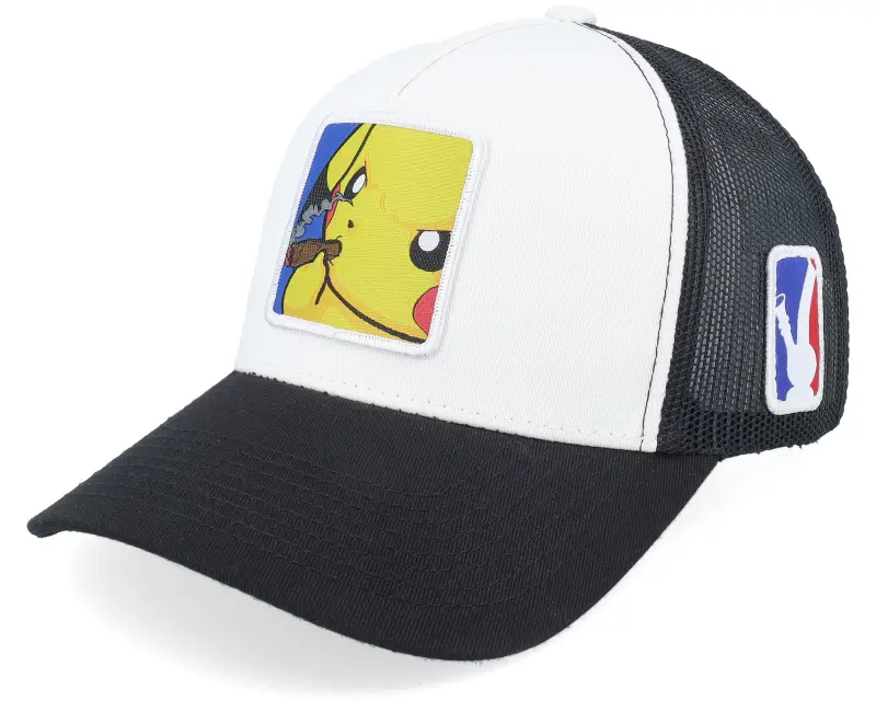 BOOM Poke Smoke Patch White/Black A-frame Trucker online