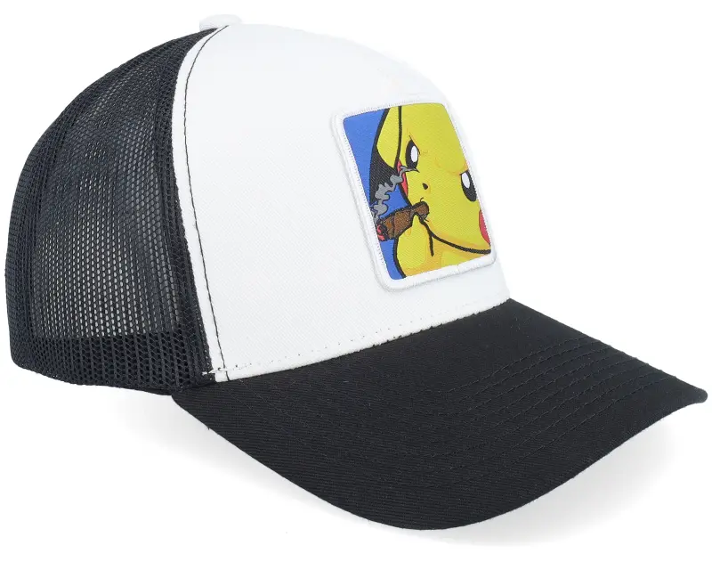 BOOM Poke Smoke Patch White/Black A-frame Trucker online