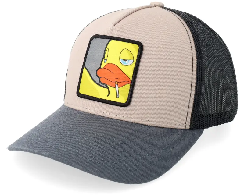 BOOM Smoke Little Duck Patch Light Grey/Black/Charcoal A-Frame Trucker online