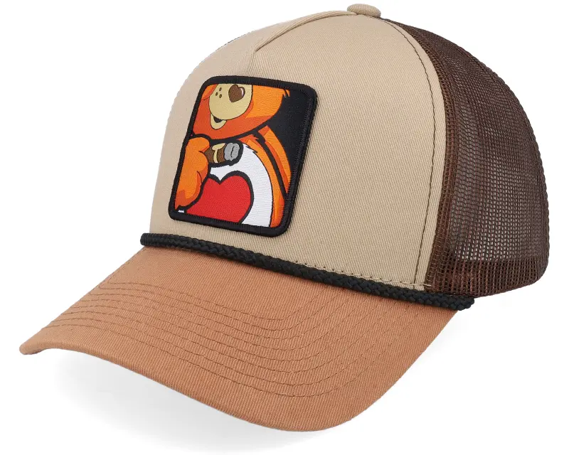 BOOM Teddy The Don Patch Rope Khaki/Brown/Caramel A-frame Trucker online