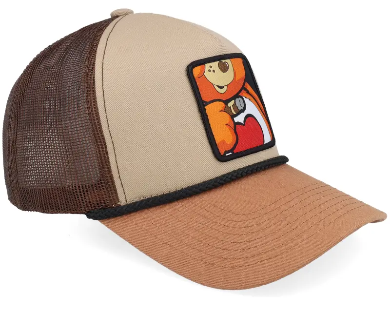 BOOM Teddy The Don Patch Rope Khaki/Brown/Caramel A-frame Trucker online